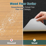 Placoot Desk Chair Mat for Hardwood Floor & Tile 55"x35" Office Chair Mat for Rolling Chairs Large Anti-Slip-Recyclable Material Computer Chair Mat Rug for Office/Home