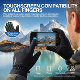 SIMARI Winter Waterproof Warm Gloves Women Men with Touchscreen Fingers, Ski Snow Windproof for Cold Weather Thermal, for Running Hiking Driving Cycling Outdoor Sports Daily Work