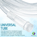 Mars Wellness Oxygen Tubing - Premium Clear Crush Resistant Oxygen Tubes - 7 Foot - 10 Tubes