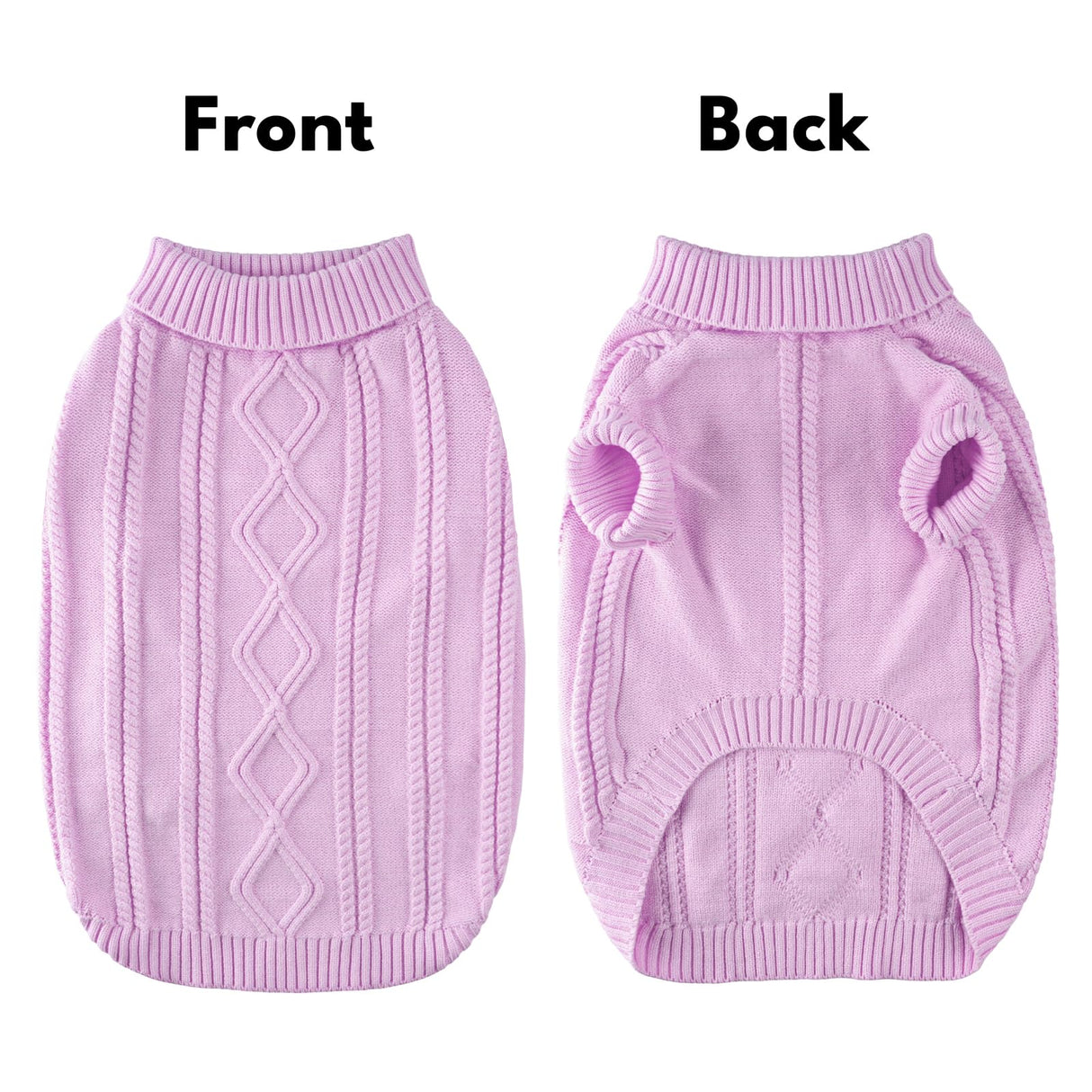 Baobicute Small Dog Sweater Clothes Pullover Knitted Dog Coat Sweaters for Small Dogs Cats Girl Boy Thick Warm Puppy Clothes for Chihuahua Yorkie Bulldog Christmas Cold Weather Pet Outfits