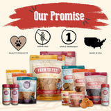 Farm To Pet - Dog Training Treats - Chicken Chips, Single Ingredient - 12 oz, Lean, All Natural, Healthy Dog Treats for Small, Medium, Large Breeds, & Puppies, Made in USA