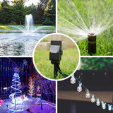 DEWENWILS Outdoor Digital Power Strip Timer, Outdoor Multi Socket Timer, Waterproof 6 Outlet Garden Power Stake, 6ft Cord, for Garden, Halloween/Christmas Decoration Lights, 15A Heavy Duty