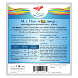 Scenic Mix Jungle Premium Parrot Food - Apple & Natural Flavors, High Protein, Low Iron Bird Pellets for Large Parrots, Macaw Food, Cockatoo, African Grey Parrots, Omega 3, Vitamins, Minerals, 2 LB
