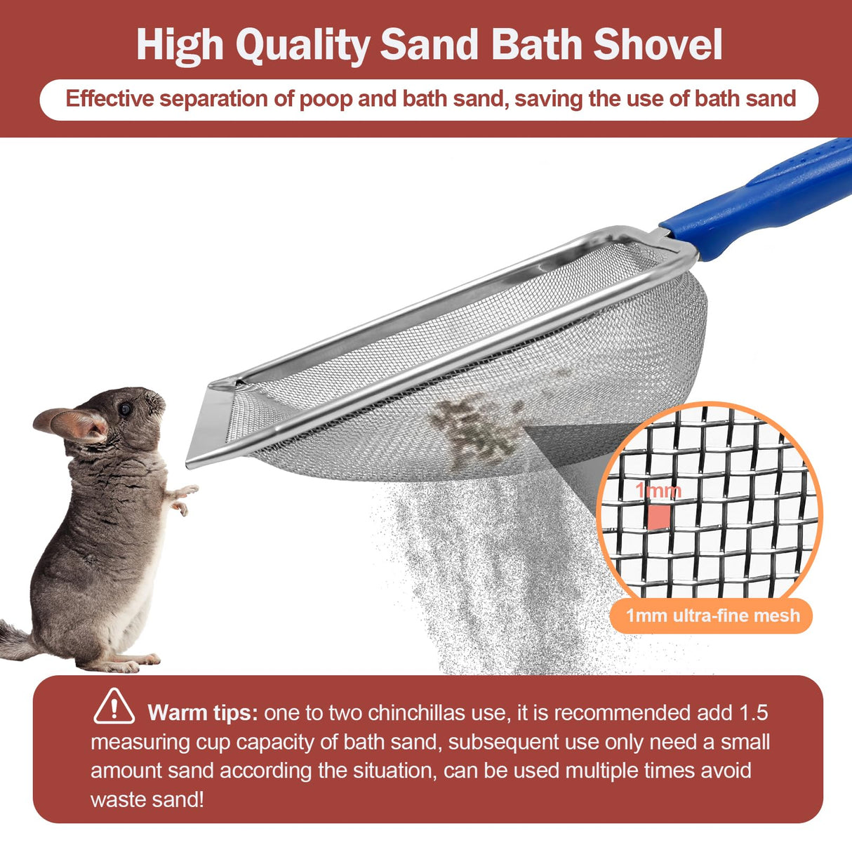 Arfubye Large Chinchilla Sand Bath Container Kit Plastic Chinchillas Dust Bath House with Sand Cup and Sand Shovel Hamster Shower Room for Hedgehog Guinea Pig Squirrel and Other Small Animals(Green)