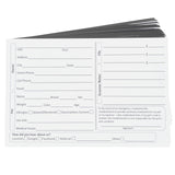 100 4X6 Dog Grooming Client Cards 4X6 Inch - Professional Dog Grooming Supplies, Client Profile Cards for Pet Groomer, Pet Kennels, Boarding & Customer Information Card