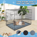 HOBBTREE 6 Packs Washable Guinea Pig Cage Liners, Waterproof Guinea Pig Pee Pads Reusable Absorbent Bedding Anti Slip Mats for Small Animals Bunny Rabbit Hamster (24 x 18in)