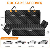 LEHNI Dog Car Seat Cover for Back Seat - Waterproof and Scratchproof Back Seat Cover for Dogs Nonslip Car Seat Cover for Dogs Fits for Cars and SUVs