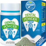 Spanielbuns Dental Powder for Dogs - Plaque Control & Tartar Remover, Breath Freshener with Probiotics, Vitamins & Natural Extracts - Perio Support Powder for Dogs, 2.82 oz (80g)