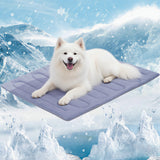 MARUNDA Dog Cooling Mat, No Need to Freeze Or Refrigerate This Cool Pet Pad Cat Mats- Keep Your Pet Cool, Machine Washable. ((44" x 32" XL-Crate), Blue)