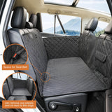 petizer Back Seat Extender for Dogs, Support 420lbs - Detachable Hard Bottom Dog Car Seat Cover, Waterproof Nonslip Dog Hammock, Scratch Proof Washable Backseat & Door Protector for Car, SUV, Truck