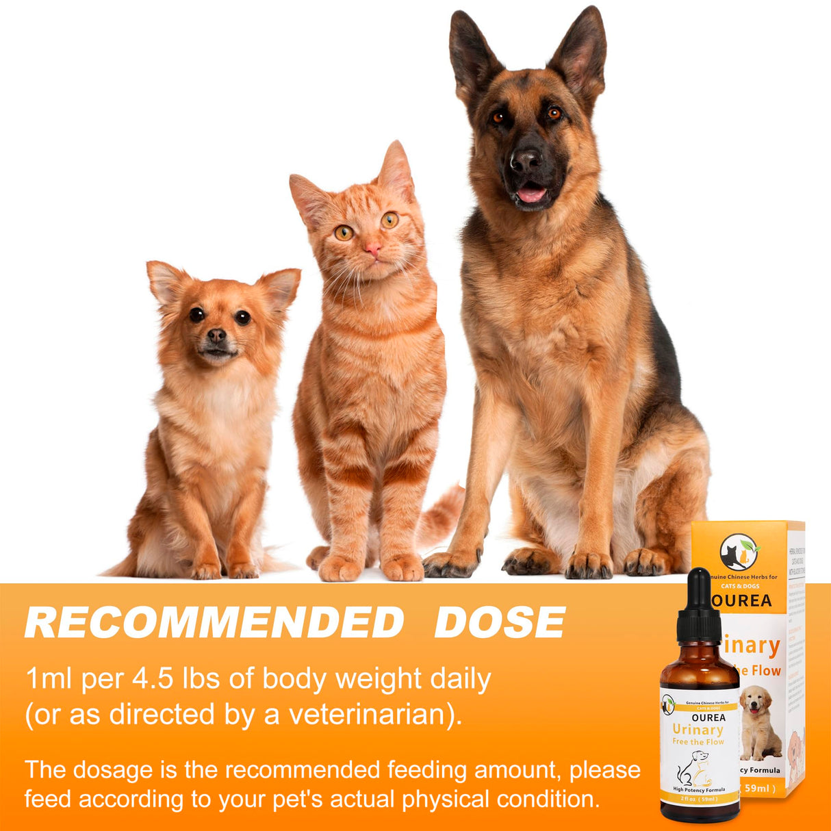 Dog & Cat Bladder Crystals Treatment or Stone, Bladder Kidney Stones Dissolver for Pet, Cat Dog Urinary Tract Supplements for Kidney and Bladder Stones, Urinary Free The Flow, 2 fl oz (59ml)