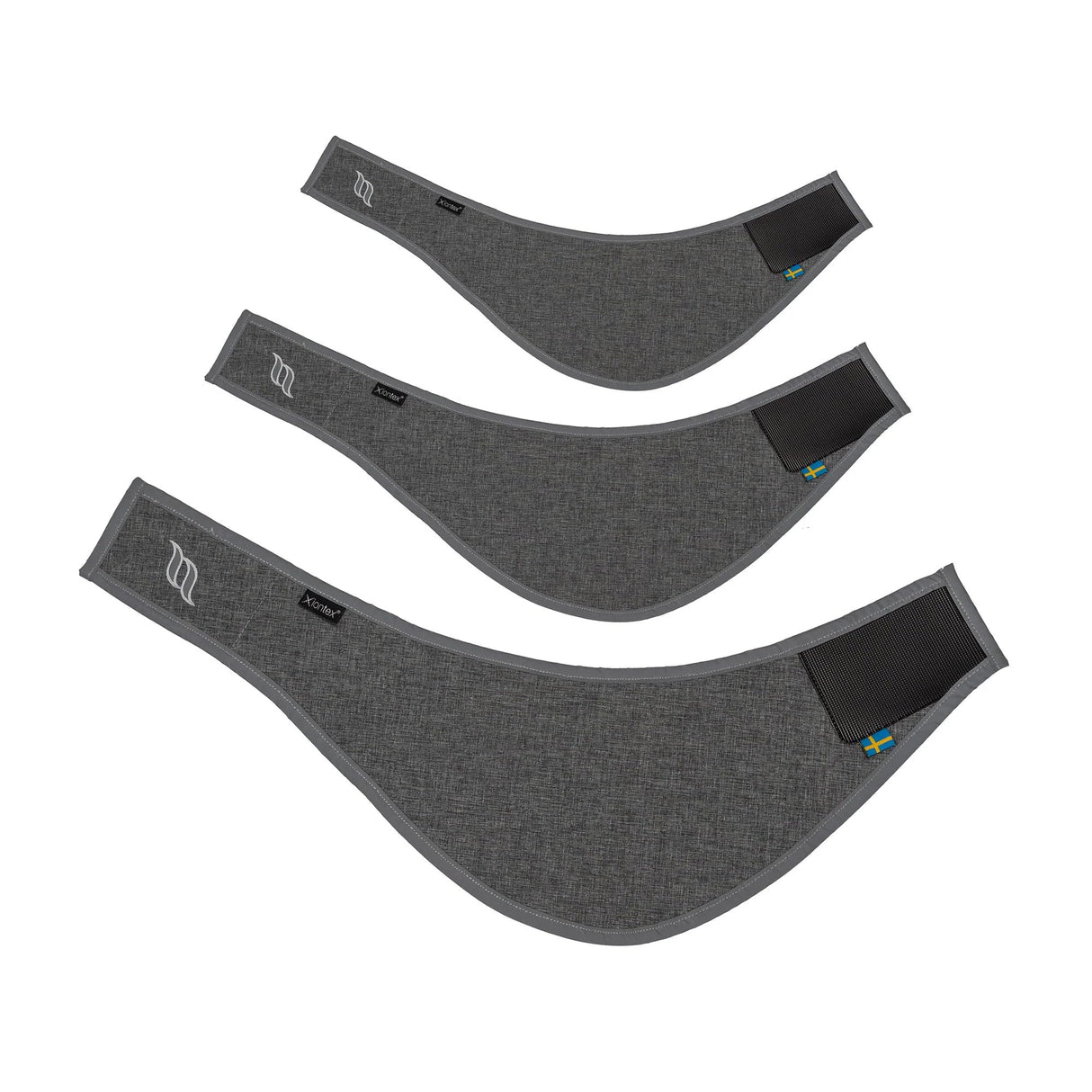 Back on Track Draco High Visibility Reflective Bandana for Active Dogs - Safety and Comfort on Every Adventure, Grey - S