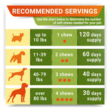 STRELLALAB Hemp Chews for Dogs - Hip & Joint Supplement with Glucosamine - Joint Pain Relief Treats - Omega 3, Chondroitin, MSM - Advanced Mobility Support - Chicken Flavor - 120 Ct - Made in USA