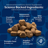 NaturVet Senior Advanced Incontinence Dog Supplement – Helps Support Dog’s Bladder Control, Normal Urination – Includes Synergistic Blend of Botanicals – 60 Ct. Soft Chews