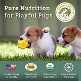 Wholistic Pet Organics Puppy Complete - Dog Multivitamin Powder - 1 Lb - Daily Dog Vitamins & Supplements for Homemade Food - Immune System, Skin, Coat & Overall Health - Small and Large Breed Puppies