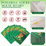 100 Pcs 11.8" x 8" Large Mouse Glue Traps with Enhanced Stickiness, Mouse Sticky Pads Foldable Mouse Traps Sticky Pads for House Indoor Outdoor, Easy to Set