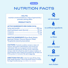 Load image into Gallery viewer, Native Pet Calming Chews for Dogs - Melatonin for Dogs Anxiety Relief - Grain Free All Natural Hemp Calming Treats &amp; L-Theanine Helps Manage Stress &amp; Separation Anxiety - Puppy Sleep Aid - 120 Chews
