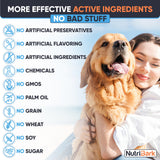 Glucosamine for Dogs -1000mg- Senior Dog Joint Supplement -Advanced Hip & Joint Support Chews w/Glucosamine, Chondroitin, MSM, Turmeric & Omega 3 for Pain & Inflammation Relief, Improved Mobility
