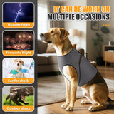 JOHNBOLIN Dog Anxiety Vest/Shirt - Breathable Calming Jacket for Thunderstorms, Fireworks & Separation Relief, Soft Pressure Pet Wrap with Mesh Design for Indoor/Outdoor Use, Travel, and Vet Visits