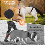 OHCOZZY Dog Tail Protector for Wounds, Adjustable Dog Tail Protector Sleeve for Medium and Large Dogs, Anti Licking(L,Black)