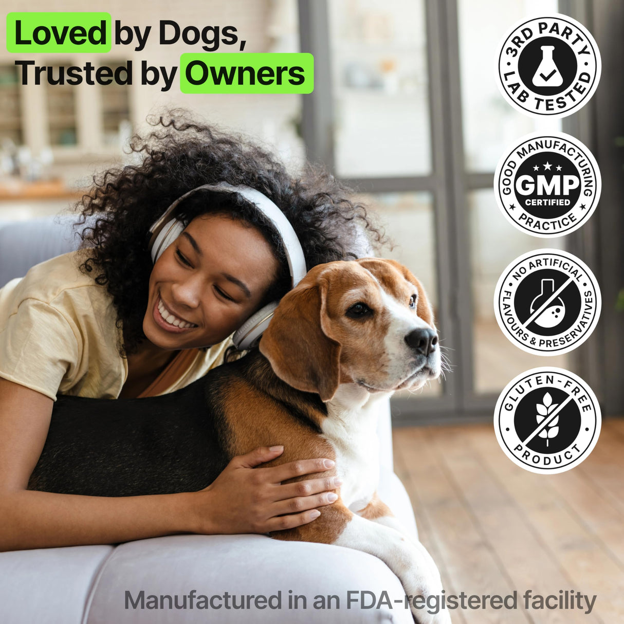 ZOOMEZEN Hemp Calming Chews for Dogs Anxiety – Dog Calming Chews for Puppies & Adults – Stress, Sleep Aid & Dog Anxiety Relief Treats with Melatonin & Valerian – 1 Pack, 170 Count, Made in USA