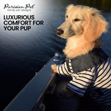 Parisian Pet Preppy Boy Polo Dog Shirt – Classic Cotton Pet Apparel with Collar - Soft Breathable Puppy T-Shirt - Cute Trendy Dog Clothes - Ideal Summer Clothes for Small Dogs - Shirts for Dogs Boy