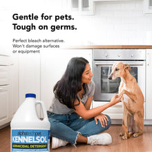 Load image into Gallery viewer, ATP KennelSol 1-Step Kennel Cleaner - 1 Gallon Liquid Disinfectant, Effective Against Bacteria and Viruses, Deodorizer Wintergreen Scent by Alpha Tech Pet
