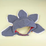 CHEERTAILS Dog Costume Hat Ear Wrap Piranha Plant Design, Funny Dog Halloween Costumes Headwear, Warm Pet Ear Head Wrap for Cold Weather, Pet Cosplay Clothes for Birthday Party, Christmas,M