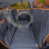 iBuddy Truck Seat Cover for Dogs Waterproof 900D Soft Back Seat Cover for Crew Cab Protects Vehicle from Dog Hair, Scratches, Dirt Durable Rear Seat Cover for Pickup Truck F150 F250 Ram GMC 1500 2500