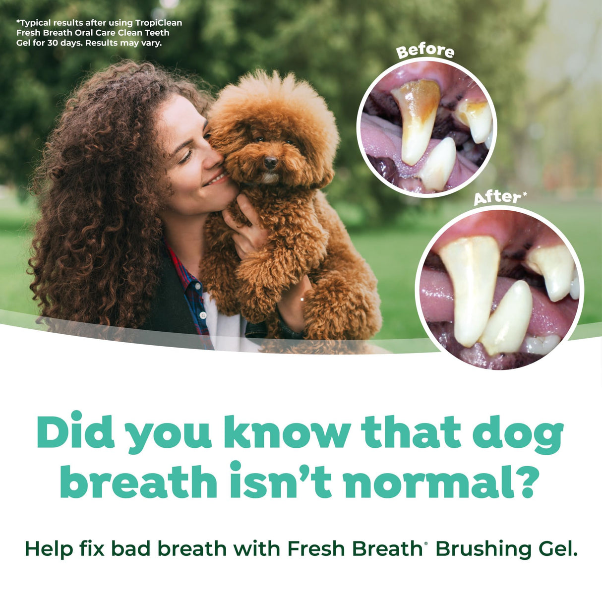 TropiClean Fresh Breath Toothbrush and Toothpaste Kit for Puppies, Teeth Cleaning Kit to Prevent Plaque & Tartar, Breath Freshener, Dog Dental Care