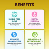 Scoot Stopper Dog Soft Chews w/Fiber for Digestion Support and Comfort - Stool Hardener for Anal Gland Treatment w/Natural Flaxseed, Pumpkin and Psyllium Husk - Stops Scooting and Firms Stool 180c