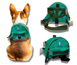 Tailtote Dog Hiking Backpack Lightweight, Adjustable, and Waterproof Pet Poopbag Holder for Outdoor Adventures,Puppy Training School or Everyday Walks (Small)