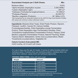 Probiotics for Dogs with Digestive Enzymes - 120 Soft Chews - Supports Healthy Digestive Tract, Helps Nutrient Absorption and Food Digestion - Probiotic & Prebiotic Dog Fiber and Gut Health Supplement