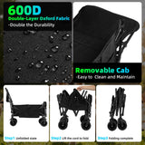 Mariocsa Dog Stroller for Large & Medium Dogs, Foldable Pet Stroller Wagon, All-Terrain with Carbon Steel Frame(Up to 300 lbs), Adjustable Handle, Dog Wagon Suitable for Walking, Camping & Shopping