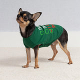 Fitwarm Naughty or Nice Christmas Dog Shirt, Dog Christmas Outfit for Small Dogs Boy Girl, Funny Doggy Tshirt, Pet Outfit, Green, Red, White, XXL