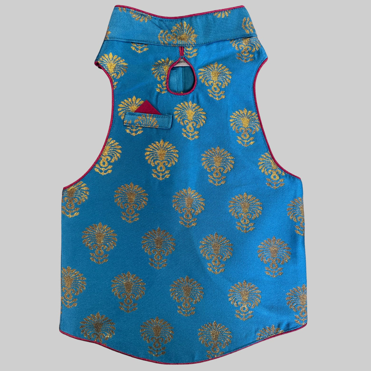 Waggy Fits Traditional Dog Sherwanis - Perfect for Weddings and Celebrations, Dog Clothes, pet cosutme, Indian pet Clothing, | Blue Dhamaka (5XL)