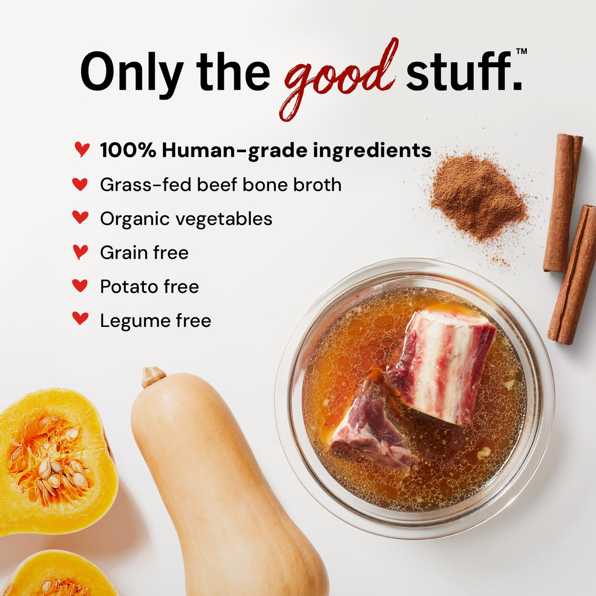 Stella & Chewy's Human-Grade Grass-Fed Beef Bone Broth for Dogs - Joint & Gut Health Liquid Food Topper with Collagen & Turmeric, 16 Fl Oz Resealable Pouch (Pack of 6)