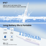 Bobopal Dog Tooth Brushing Kit,3-in-1 Dog Teeth Cleaning Tools,Ultrasonic Electric Toothbrush & Plaque Remover for Dogs with Water Flosser for Teeth,2 Modes & 3 Intensity Levels,IPX7,1100mAh Battery