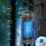 Electric Bug Zapper,4200V/20W High Power Voltage Mosquito Zapper,IPX4 Waterproof Fly Trap,Insect Zapper Outdoor for Camping,Backyard,Patio and Garden