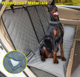 YOVEEKLE Dog Car Seat Cover, Deluxe Waterproof Pet Back Carseat Protector for Cars, SUVs, Trucks, Nonslip and Easy Cleanup Backseat Pet Cover for Automotive Rear Bench (Grey)