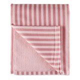 Bone Dry Pet Grooming Microfiber Towel, Striped Collection, X-Large, 41x23.5", Rose