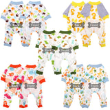 URATOT 5 Styles Soft Puppy Rompers - Cute Pet Clothes Onesies for Dog & Cat, Small