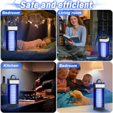 Bug Zapper Outdoor, Electric Mosquito Zapper, Fly Zapper Indoor, Wireless Mosquito Killer, Portable Fly Traps with LED Light for Home Garden, Patio, Kitchen, Camping Use (USB Powered/Rechargeable)
