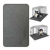 Dog Crate Mat Liner, Washable Pee Pads for Dogs, Absorbs Urine, Non-Slip, Waterproof Under Dog Crate Mat Floor Protector for Kennel Training, Protects Floors from wear and Scratches, (29"x48")