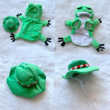 apott Frog Costume with Hat for Dog Funny Puppy Apparel Halloween Pet Clothes Outfit for Small Medium Large Dogs Cats(Green, XL)