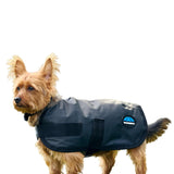 WeatherBeeta ComFiTec Classic Waterproof Dog Coat, Charcoal, 30"
