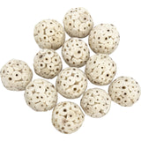 5124 Mini Sola Balls Pk18 - Handcrafted Soft sola Wood Bird Foraging Foot Toys, Small Size chewable Balls, Lightweight, Conditions Beaks and feet, Delightful for Small Size Pet Birds