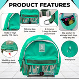 Tailtote Dog Hiking Backpack Lightweight, Adjustable, and Waterproof Pet Poopbag Holder for Outdoor Adventures,Puppy Training School or Everyday Walks (Small)