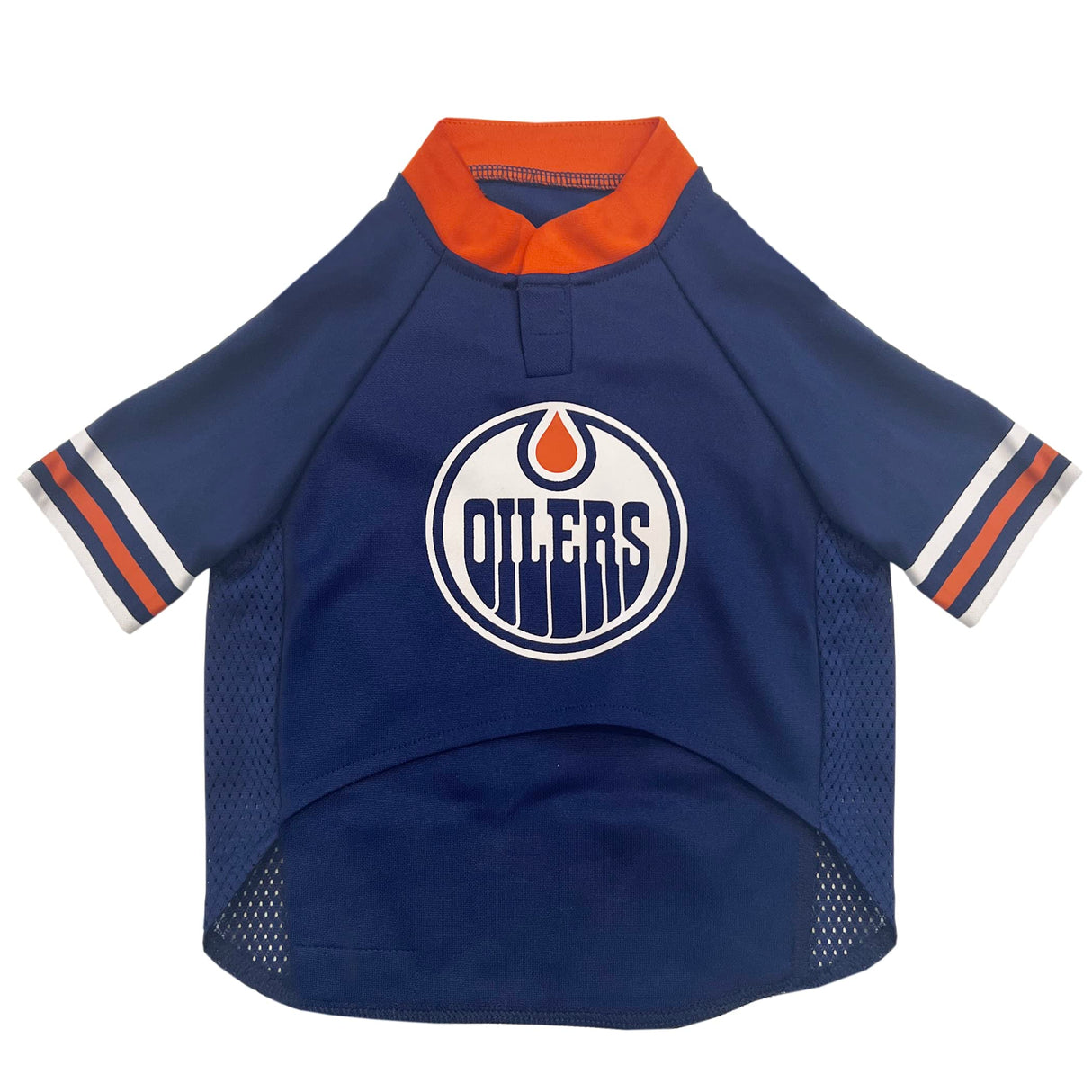 Pets First NHL Hockey Edmonton Oilers Mesh Jersey for Dogs & Cats, Size X-Small, Licensed Dog Jersey with Your Favorite Hockey Team