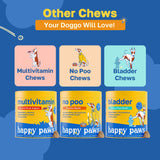 Happy Paws Cognitive Supplement for Dogs, Chicken Soft Chews with Taurine, Spirulina, CoQ10 & Vitamins B1, B3, B12, Supports Cognitive Function, Memory and Focus, Chews for Small to Large Dogs